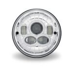 7" Heated LED Projector Headlight - Combination High & Low Beam | 6200 Lumens-TLED-H97