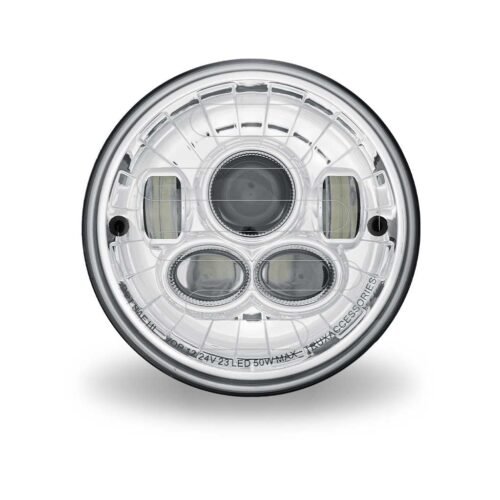 7" Heated LED Projector Headlight - Combination High & Low Beam | 6200 Lumens-TLED-H97
