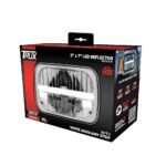 5" x 7" LED Reflector Headlight with Glow Position LED Accent - Combination High & Low Beam | 2200 Lumens - Image 6