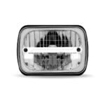 5" x 7" Heated LED Reflector Headlight with Glow Position LED Accent - Combination High & Low Beam | 2200 Lumens - Image 3