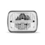 5" x 7" Heated LED Reflector Headlight with Glow Position LED Accent - Combination High & Low Beam | 2200 Lumens-TLED-H99