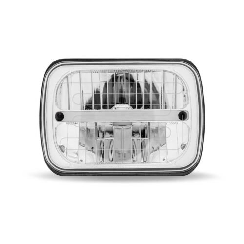 5" x 7" Heated LED Reflector Headlight with Glow Position LED Accent - Combination High & Low Beam | 2200 Lumens-TLED-H99
