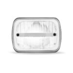 5" x 7" Heated LED Reflector Headlight with Glow Position LED Accent - Combination High & Low Beam | 2200 Lumens - Image 2