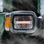 5" x 7" Heated LED Reflector Headlight with Glow Position LED Accent - Combination High & Low Beam | 2200 Lumens - Image 5