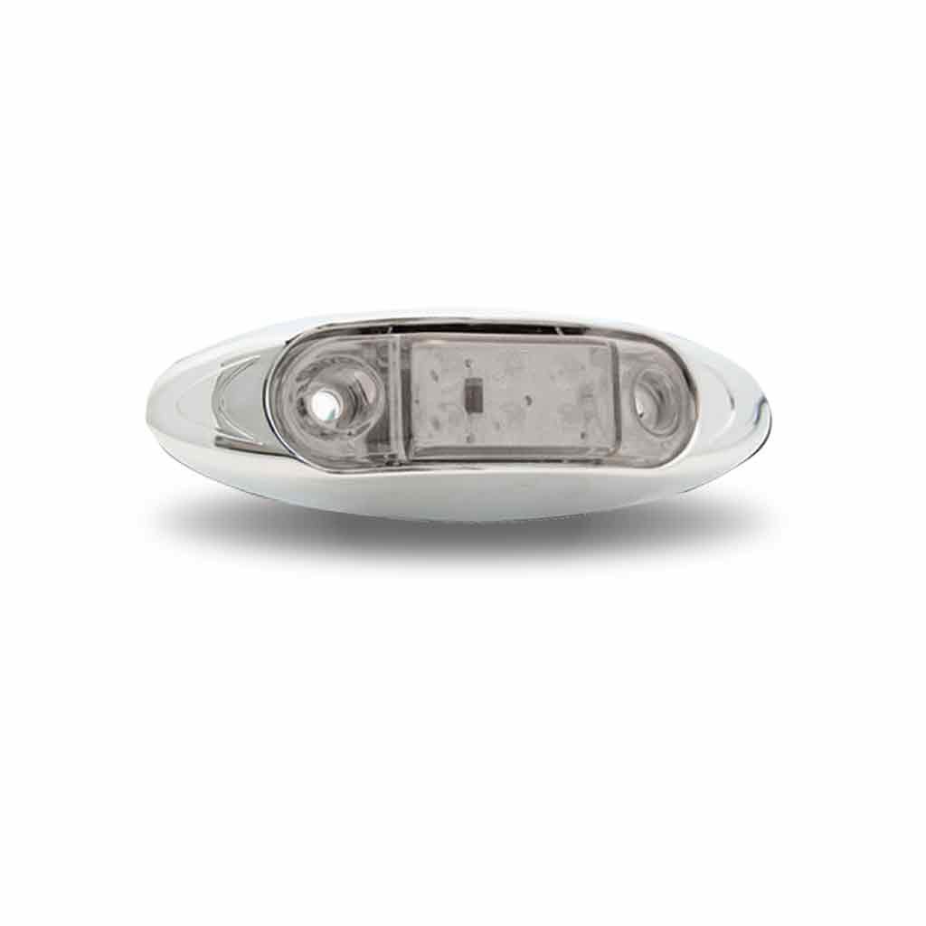 Clear Red Marker Small Infinity LED Light - 6 Diodes-TLED-INF2CR