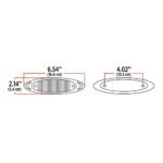Clear Red Marker Standard Infinity LED Light - 13 Diodes - Image 3