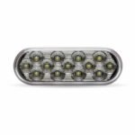 Turn & Tail Oval Mirror LED Light - 13 Diodes-TLED-OBMCR