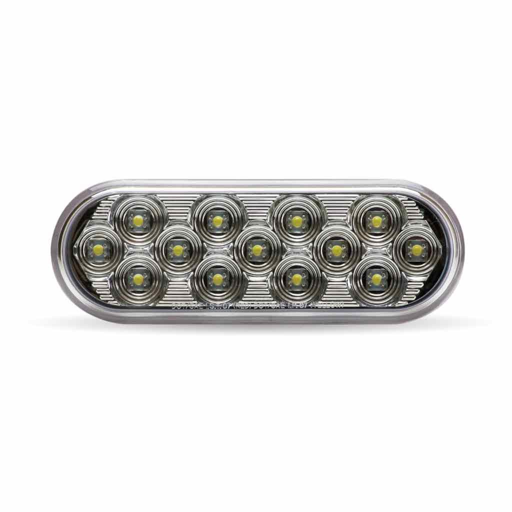 Turn & Tail Oval Mirror LED Light - 13 Diodes-TLED-OBMCR