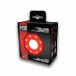 3" Dual Color Red/White Portable/Magnetic/Hangable Hazard LED Flashing Mini Pucks - 9 Diodes - Image 2