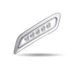 Amber Turn & Marker to Purple Auxiliary Peterbilt LED Door Light - 5 Diodes | Driver Side - Image 2