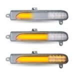 Amber Turn/Sequential & Marker to Red Auxiliary Peterbilt Headlight Turn Signal LED Light - Driver Side | 25 Diodes - Image 3