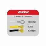 Amber Turn & Marker Peterbilt Fender LED Light - 4 Diodes - Image 4