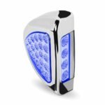 Amber Turn & Marker to Blue Auxiliary Peterbilt Headlight Turn Signal LED Light - 24 Diodes - Image 4