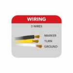 Amber Turn & Marker Peterbilt Headlight Turn Signal LED Light - 24 Diodes - Image 4