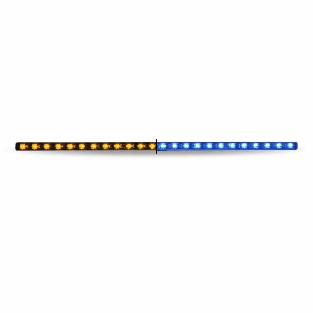 17" Amber Marker to Blue Auxiliary Undermount Dual LED Light - 24 Diodes-TLED-SXAB