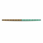 17" Amber Marker to Green Auxiliary Undermount Dual LED Light - 24 Diodes-TLED-SXAG