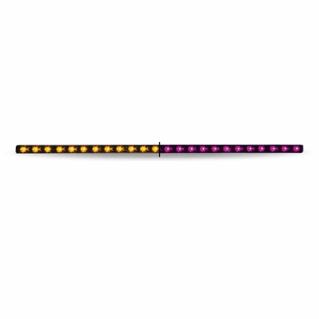 17" Amber Marker to Purple Auxiliary Undermount Dual LED Light - 24 Diodes-TLED-SXAP