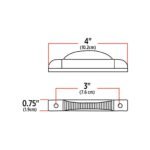 Amber Marker Thin Line LED Light - 7 Diodes - Image 3