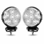4.5" Radiant Series Round LED Work Lamps with Maximum Light Output (Pair) - Combination Spot & Flood Beam | 4300 Lumens (Each) - Image 3