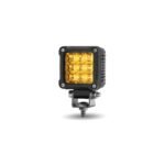 2" Mini Square Spot LED Work Lamp - Amber Lens | 1300 Lumens - Image 2