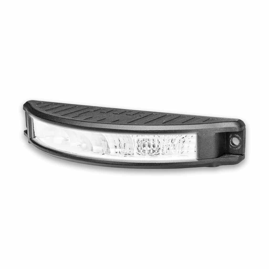 TLED-U112_ANGLE_FUNC1 7" Half Moon LED Work Lamp with Strobe Function - Flood Beam | 800 Lumens - Image 3