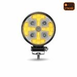 4.5" Round LED Work Lamp with Strobe Function - Spot Beam | 1800 Lumens - Image 2
