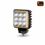 4.25" Square LED Work Lamp with Strobe Function - Spot Beam | 3500 Lumens - Image 6