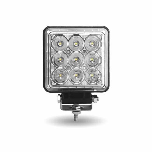 4.25" Square LED Work Lamp with Strobe Function - Spot Beam | 3500 Lumens-TLED-U118