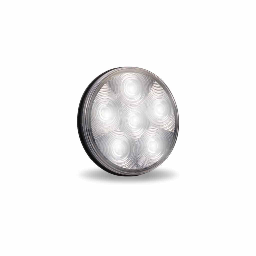 TLED-U16_ANGLE_ON 4" Grommet Mount Round LED Work Lamp - Flood Beam | 660 Lumens - Image 2