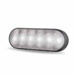 6" Grommet Mount Oval LED Work Lamp - Flood Beam | 660 Lumens - Image 3