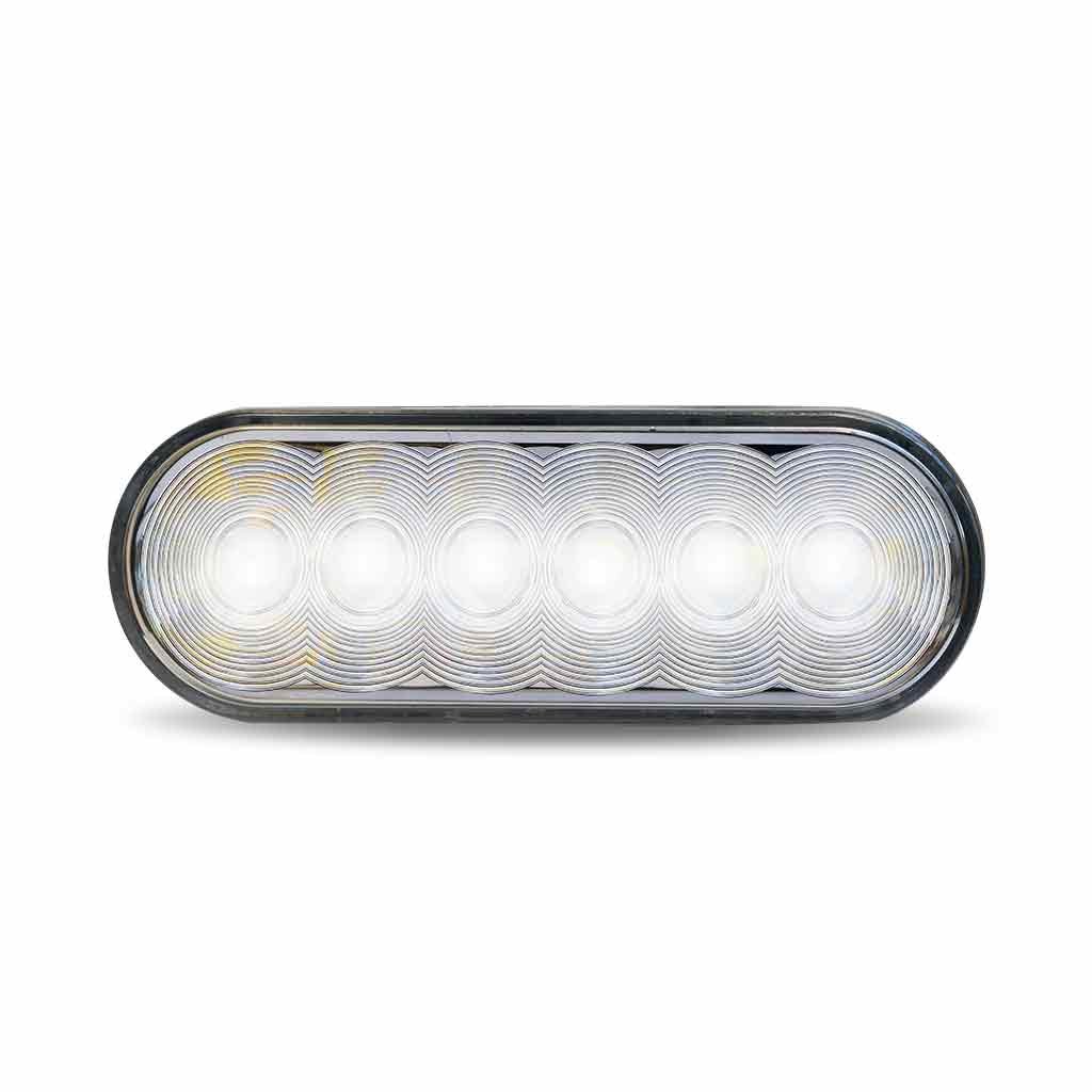 6" Grommet Mount Oval LED Work Lamp - Flood Beam | 660 Lumens-TLED-U17