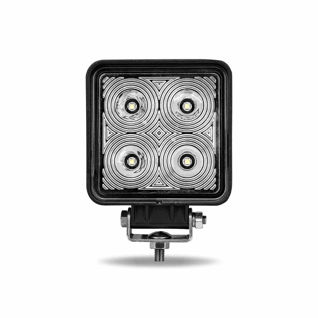 4.5" Value Series Square LED Work Lamp - Spot Beam | 4000 Lumens-TLED-U18