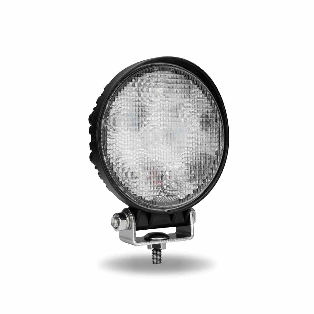 TLED-U1_ANGLE_OFF 4.5" Value Series Round LED Work Lamp - Flood Beam | 900 Lumens - Image 3