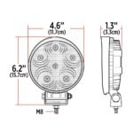 4.5" Value Series Round LED Work Lamp - Flood Beam | 900 Lumens - Image 6