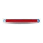 17" Red LED Chrome Auxiliary Strip (12 Diodes)