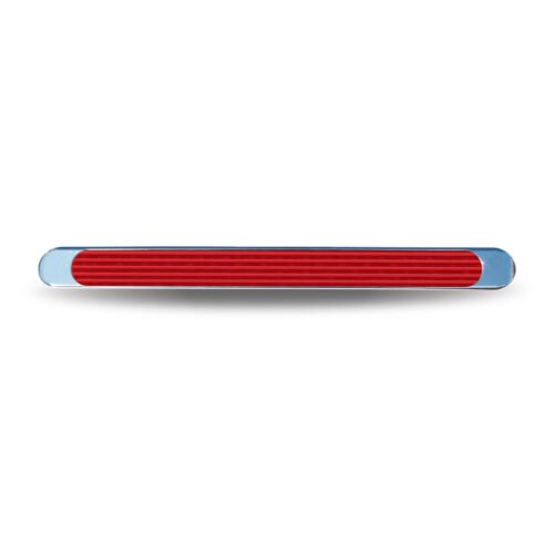 17" Red LED Chrome Auxiliary Strip (12 Diodes)