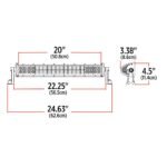 22" Double Row LED Light Bar - Combination Spot & Flood Beam | 12000 Lumens - Image 5