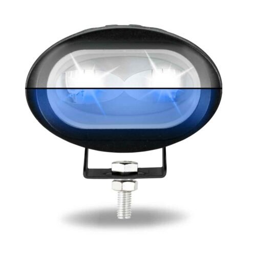 Dual Color Series White/Blue LED Heavy Duty Work Lamp with Dual Color Function - Spot Beam | 1000 Lumens-TLED-U8WB