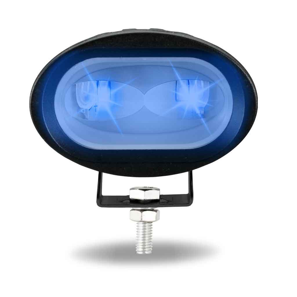 TLED-U8WB_FRONT_FUNC2 Dual Color Series White/Blue LED Heavy Duty Work Lamp with Dual Color Function - Spot Beam | 1000 Lumens - Image 4