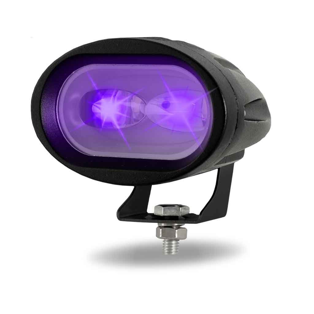 TLED-U8WP_ANGLE_FUNC2 Dual Color Series White/Purple LED Heavy Duty Work Lamp with Dual Color Function - Spot Beam | 1000 Lumens - Image 8