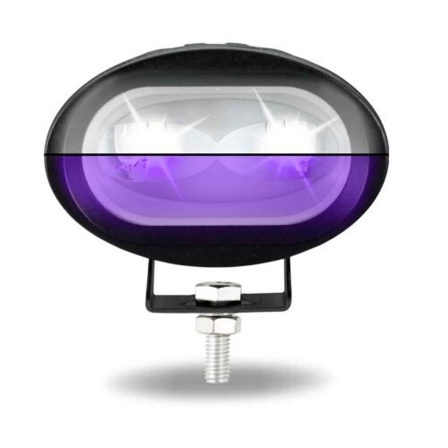 Dual Color Series White/Purple LED Heavy Duty Work Lamp with Dual Color Function - Spot Beam | 1000 Lumens-TLED-U8WP