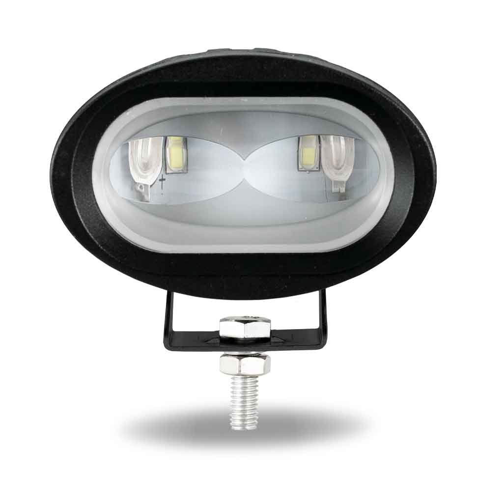 TLED-U8WP_FRONT_OFF Dual Color Series White/Purple LED Heavy Duty Work Lamp with Dual Color Function - Spot Beam | 1000 Lumens - Image 2