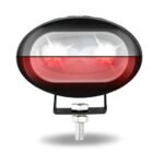 Dual Color Series White/Red LED Heavy Duty Work Lamp with Dual Color Function - Spot Beam | 1000 Lumens-TLED-U8WR