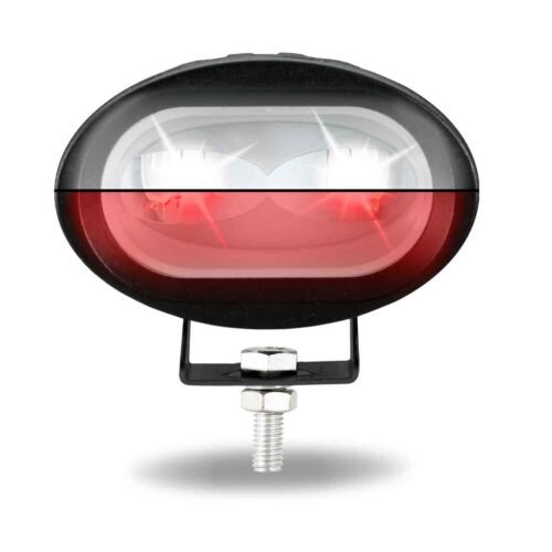 Dual Color Series White/Red LED Heavy Duty Work Lamp with Dual Color Function - Spot Beam | 1000 Lumens-TLED-U8WR