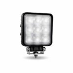 4" Value Series Square LED Work Lamp - Flood Beam | 1600 Lumens - Image 4