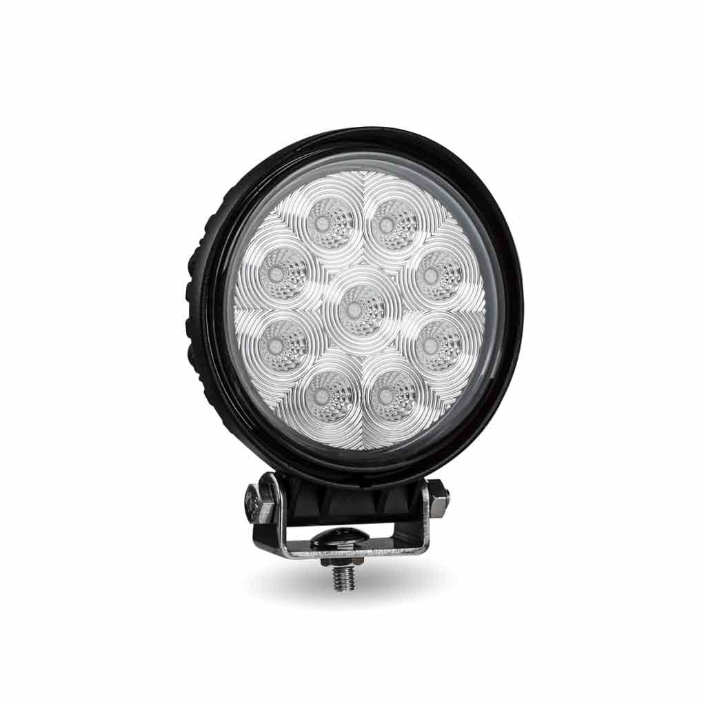 TLED-U96_ANGLE_OFF 4.5" Value Series Round LED Work Lamp - Flood Beam | 1600 Lumens - Image 3