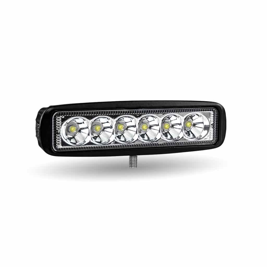 TLED-U97_ANGLE_OFF 6" Stellar Series Rectangle LED Work Lamp - Spot Beam | 1600 Lumens - Image 3