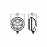 5" Legacy Series Black LED Work Lamp with Sleek Housing - Spot Beam | 2000 Lumens - Image 3