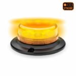 Class 1 Beacon Low Profile Permanent Mount LED Warning Mount - Amber | 36 Flash Patterns - Image 2