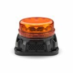 Class 1 Beacon Built-In Back Up Alarm Permanent Mount LED Warning Light - 97 Decibels | 36 Flash Patterns-TLED-W13